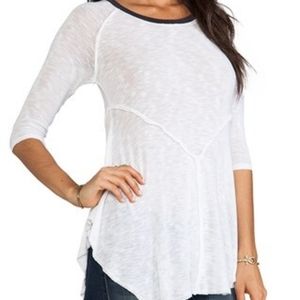 Free People Intimately Weekend Layering Top in Snow Combo